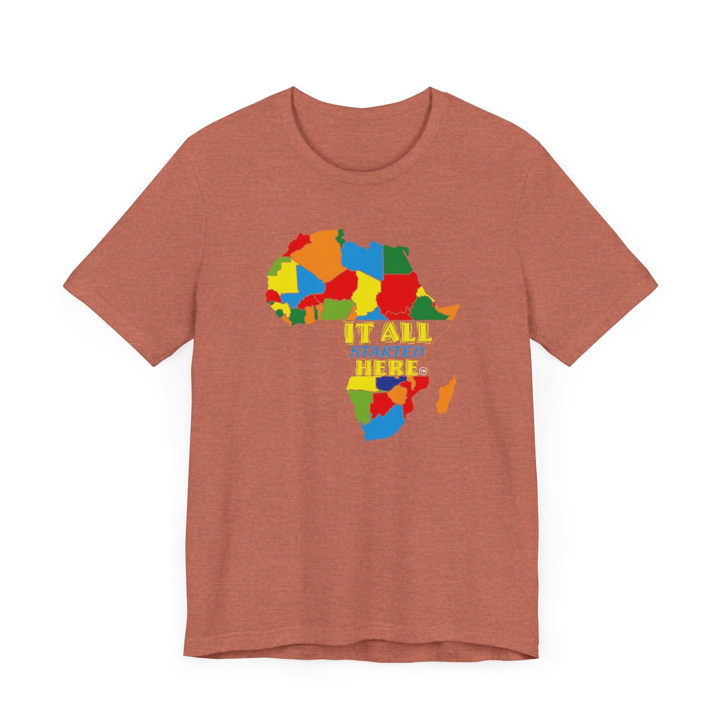 It All Started Here, Africa | Unisex Jersey Short Sleeve Tee