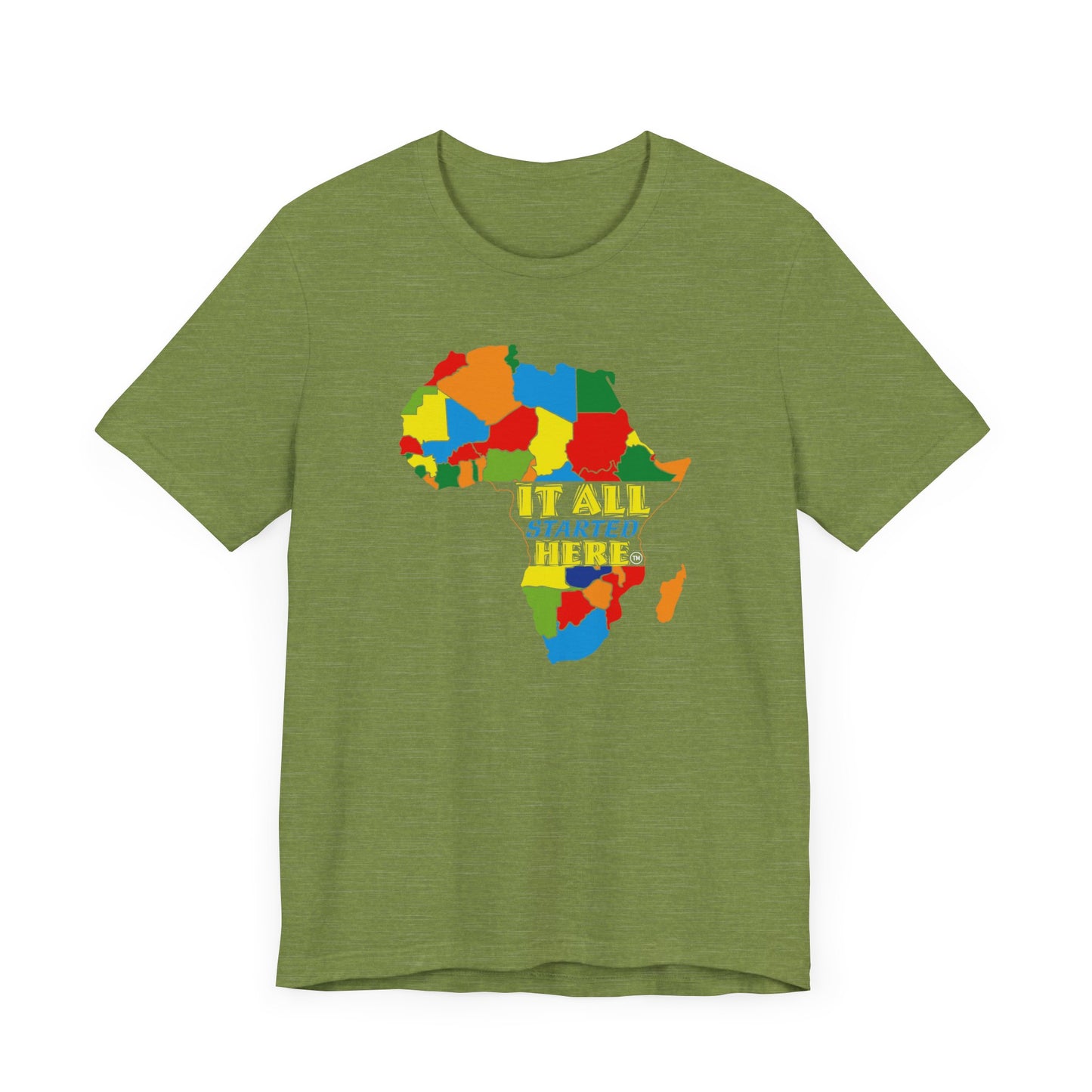 It All Started Here, Africa | Unisex Jersey Short Sleeve Tee