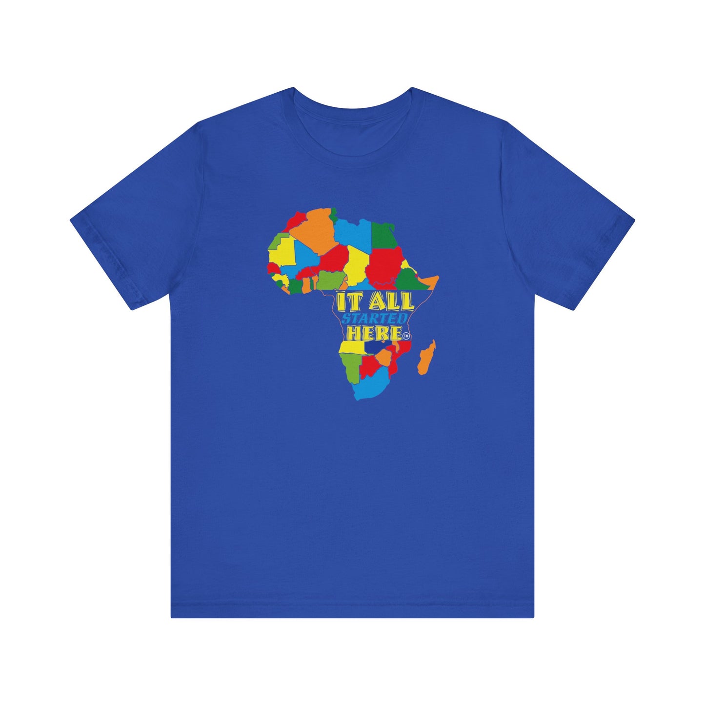 It All Started Here, Africa | Unisex Jersey Short Sleeve Tee