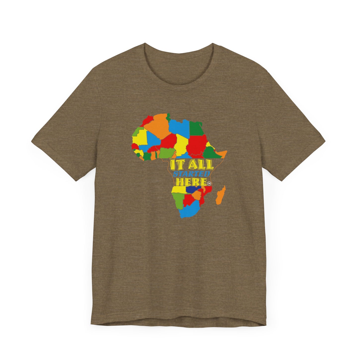 It All Started Here, Africa | Unisex Jersey Short Sleeve Tee