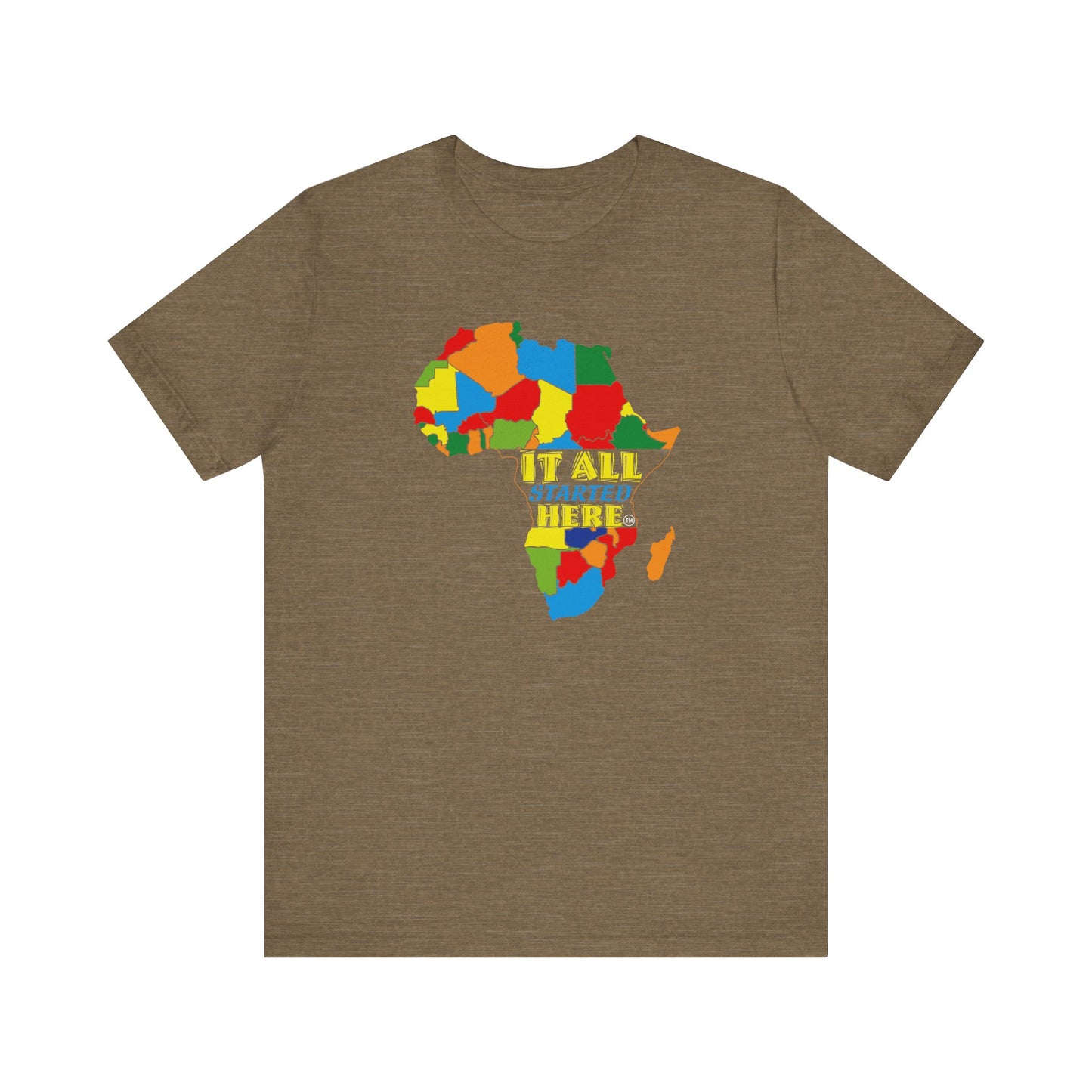 It All Started Here, Africa | Unisex Jersey Short Sleeve Tee