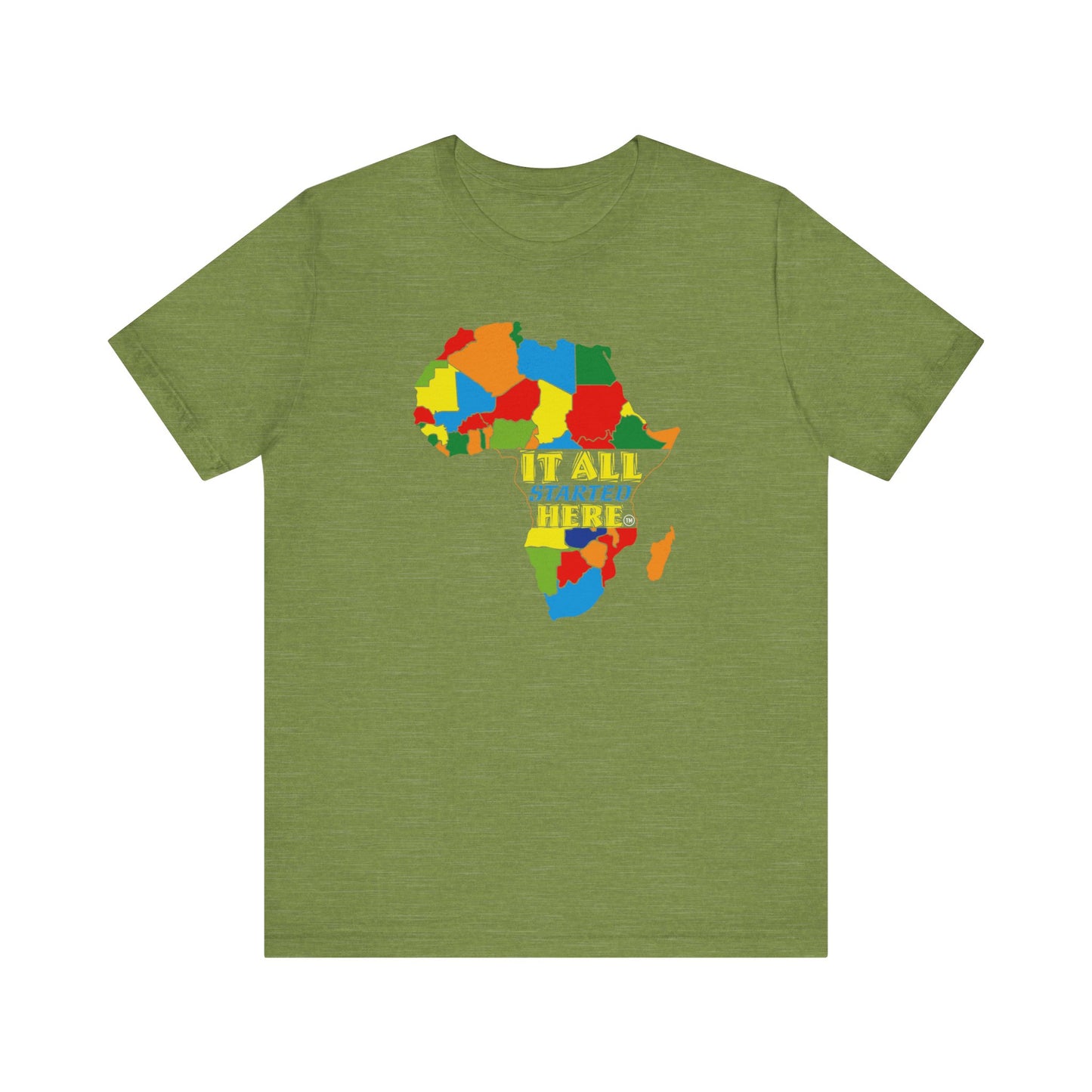 It All Started Here, Africa | Unisex Jersey Short Sleeve Tee