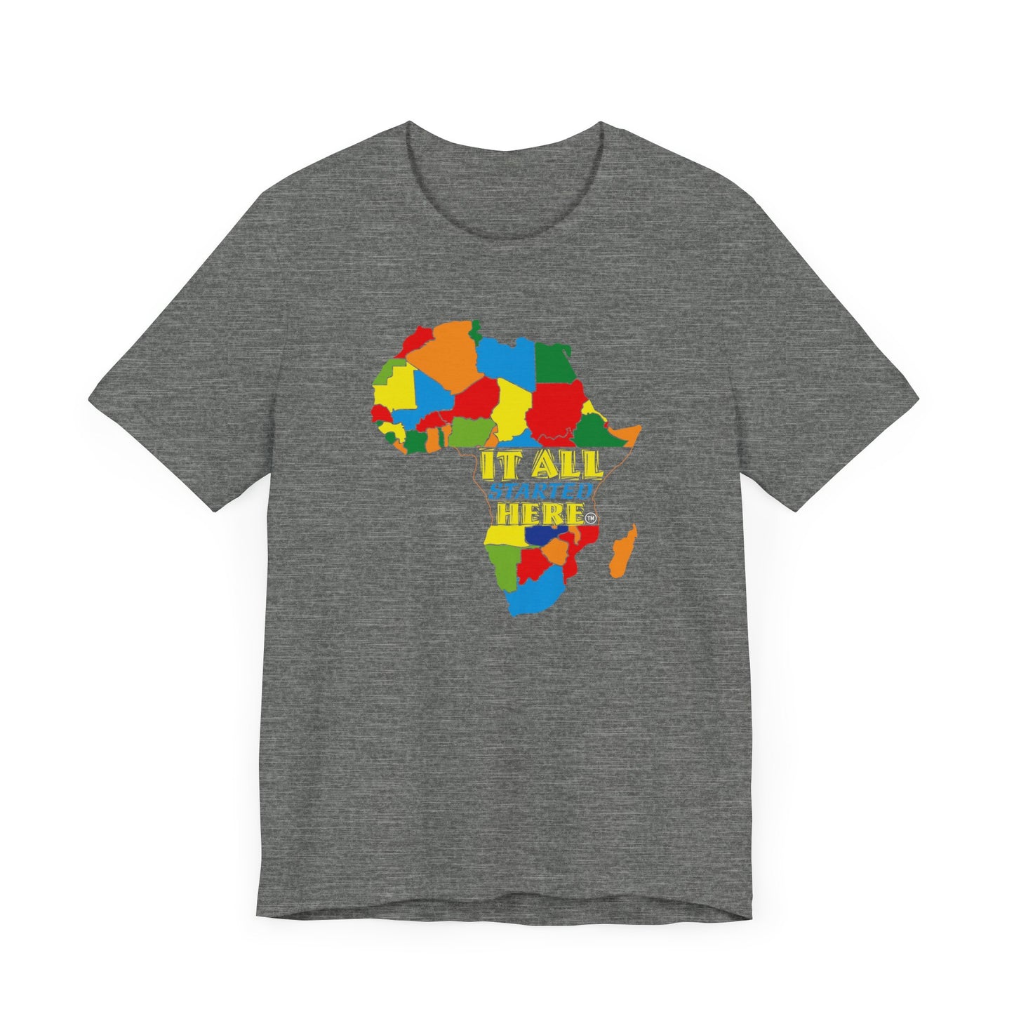 It All Started Here, Africa | Unisex Jersey Short Sleeve Tee