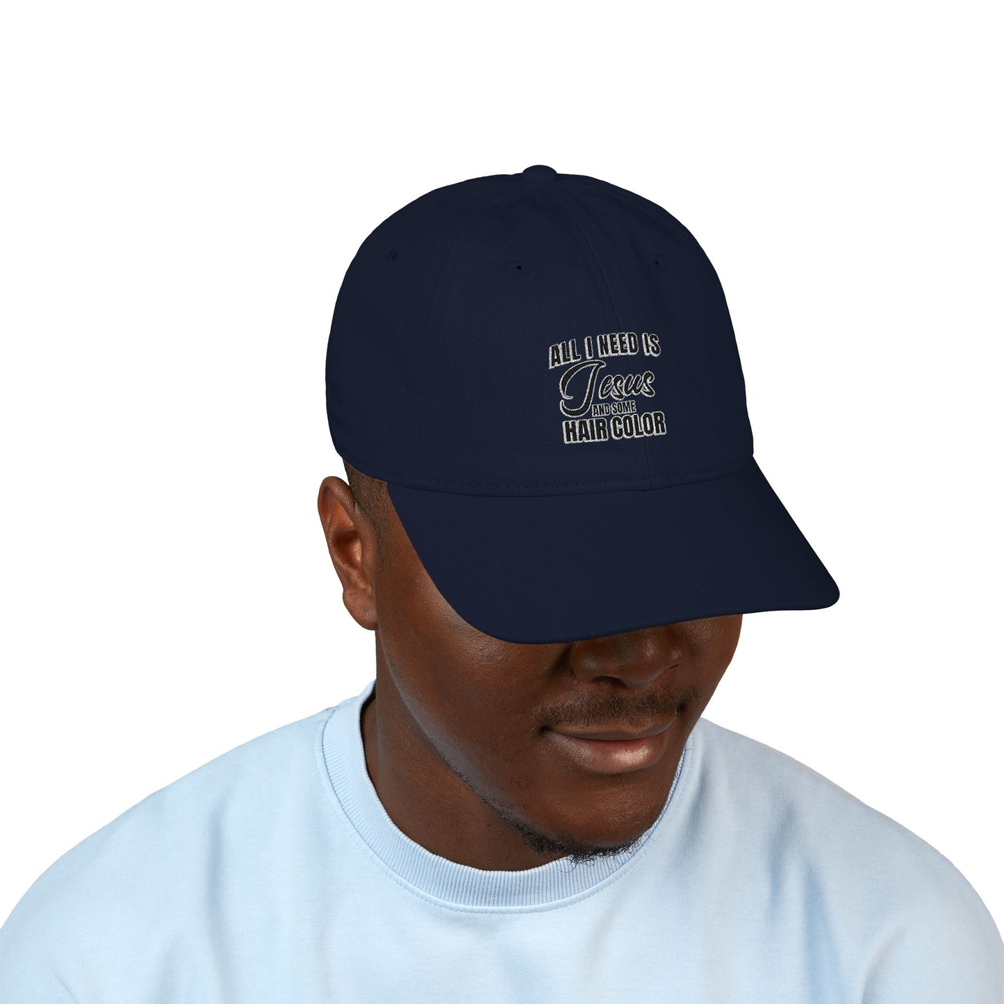 Organic Embroidered Baseball Cap - Faith-Inspired Headwear, Gifts for Christians, Outdoor Cap, Everyday Style, Adjustable Hat