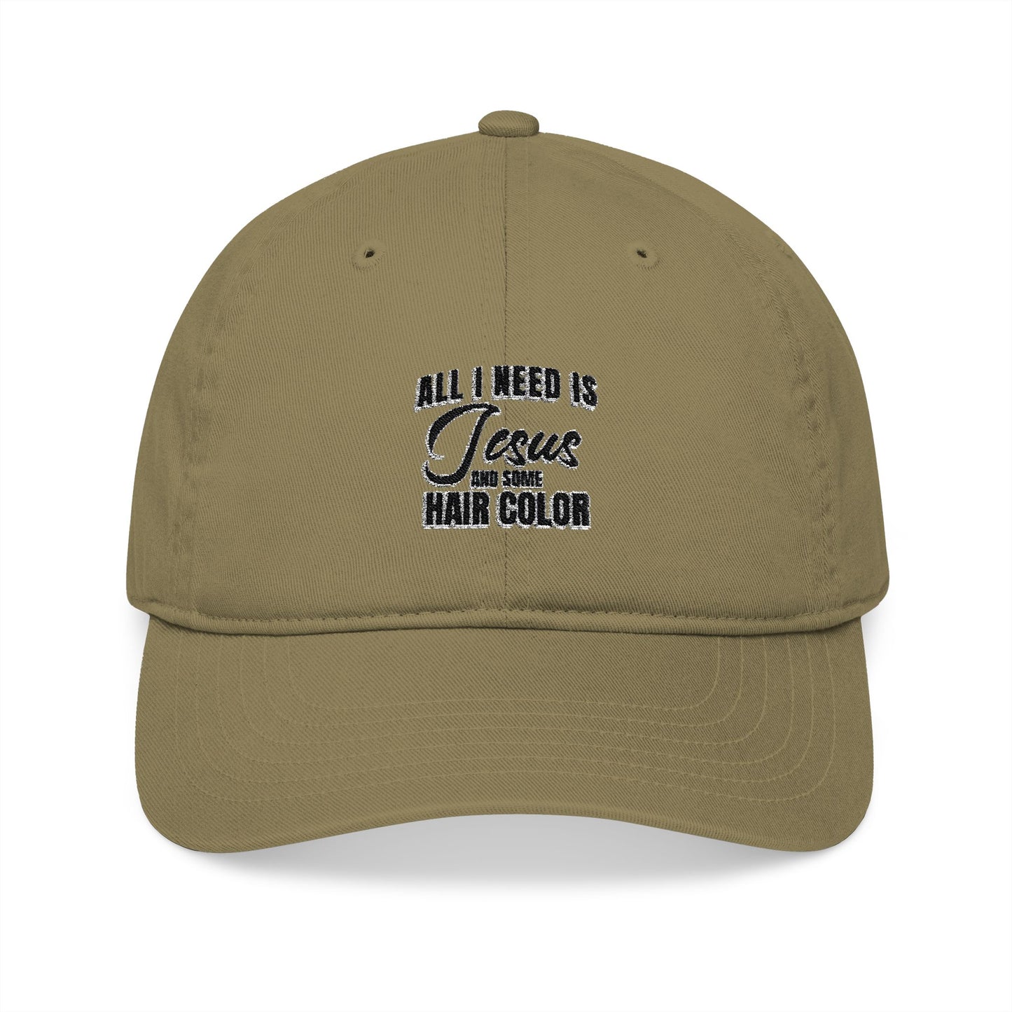 Organic Embroidered Baseball Cap - Faith-Inspired Headwear, Gifts for Christians, Outdoor Cap, Everyday Style, Adjustable Hat