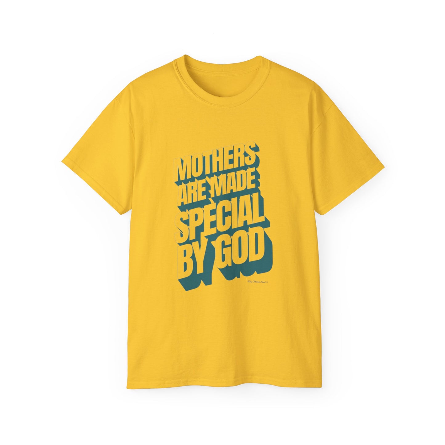 Mothers Are Made Special By God Shirt - Green Print