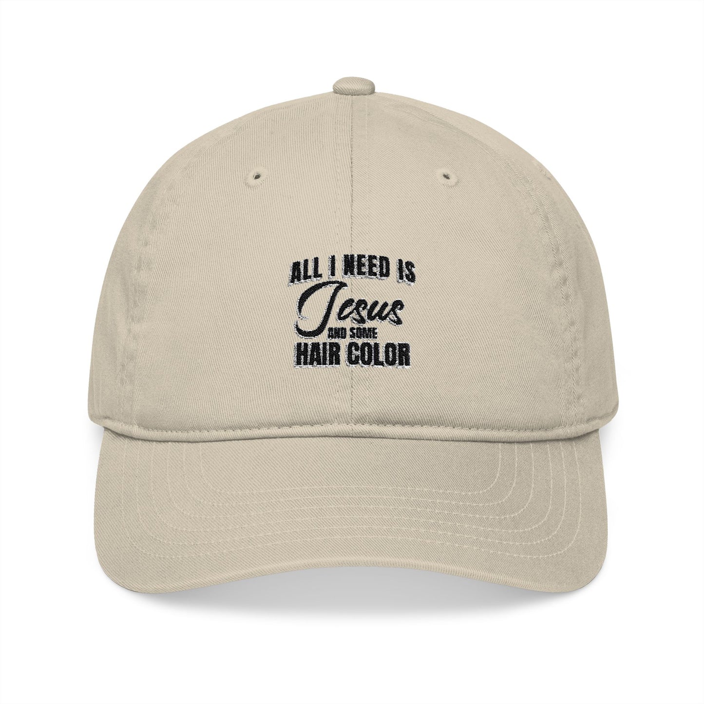 Organic Embroidered Baseball Cap - Faith-Inspired Headwear, Gifts for Christians, Outdoor Cap, Everyday Style, Adjustable Hat
