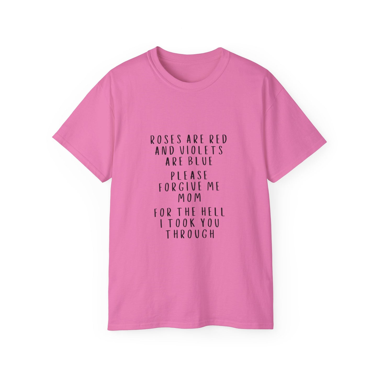 Roses Are Red Soft Cotton Tee for Mothers