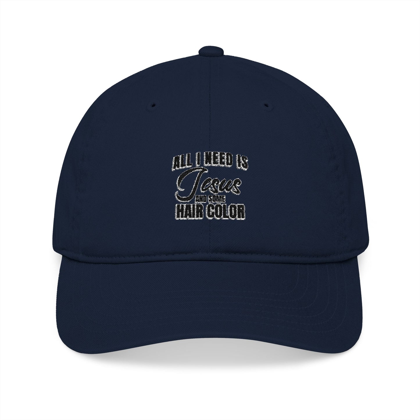 Organic Embroidered Baseball Cap - Faith-Inspired Headwear, Gifts for Christians, Outdoor Cap, Everyday Style, Adjustable Hat