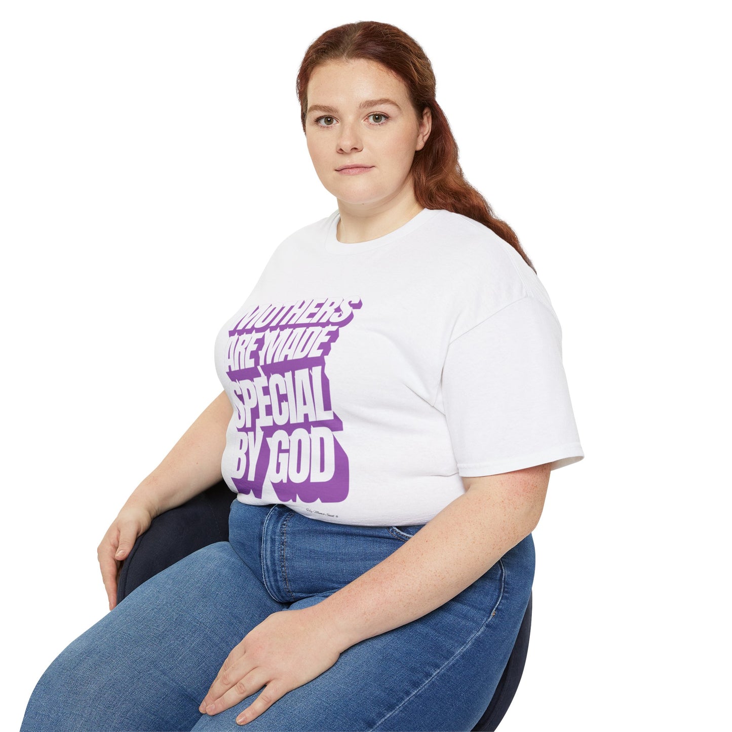 Mothers Are Made Special By God Shirt - Purple Print