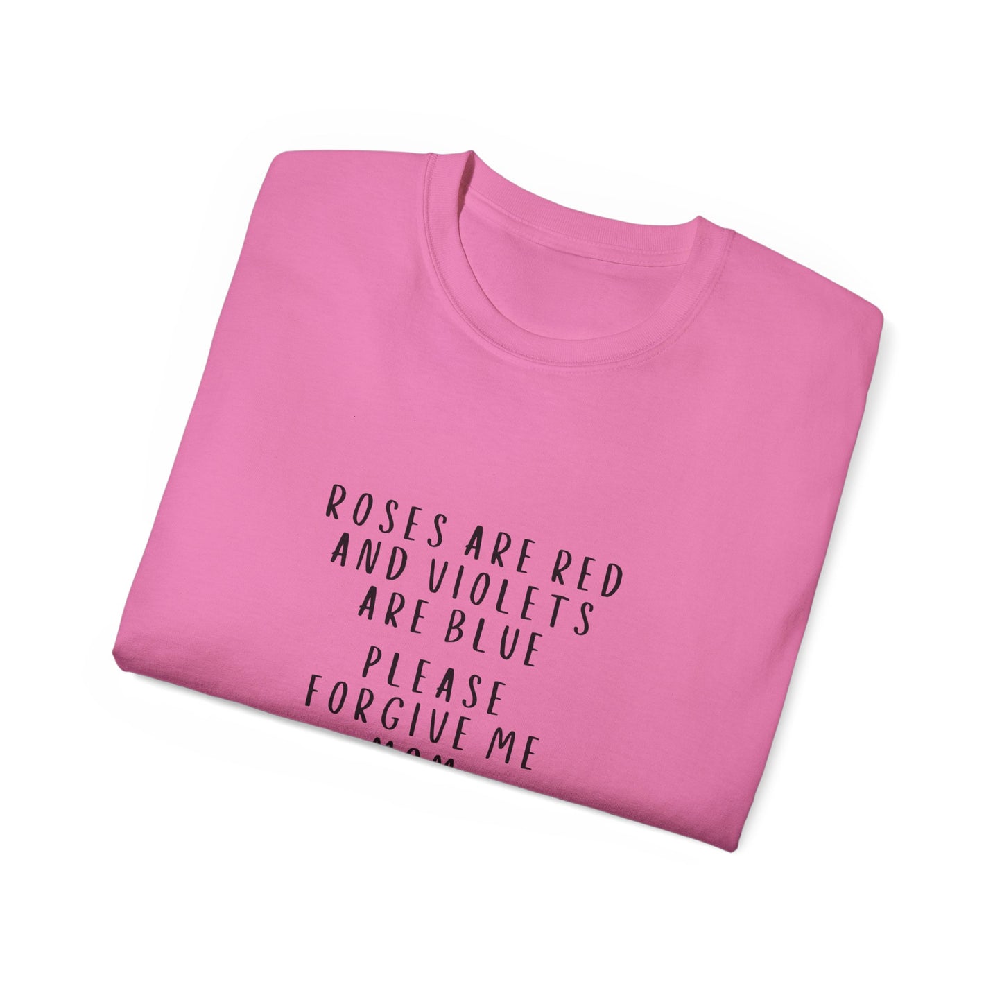 Roses Are Red Soft Cotton Tee for Mothers