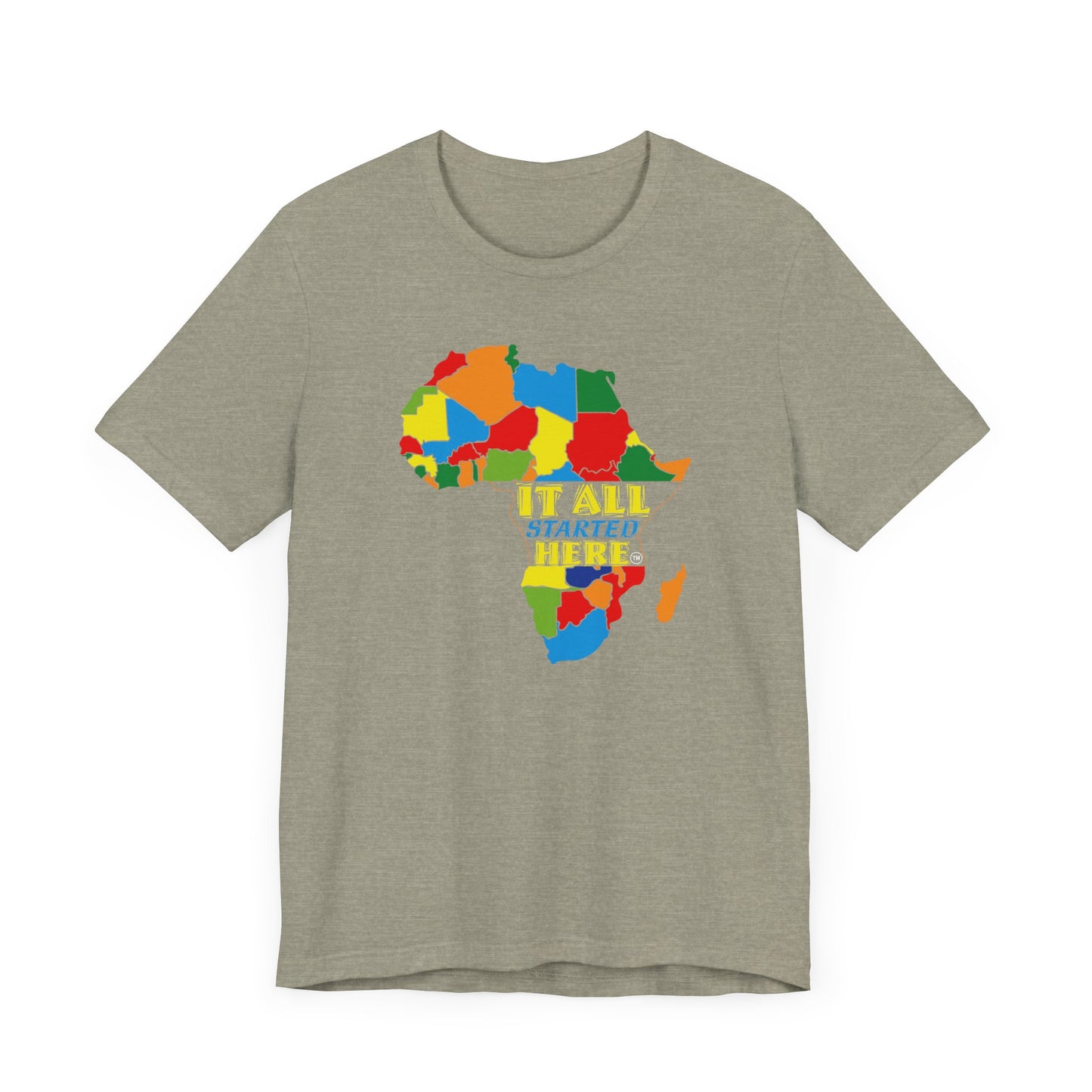 It All Started Here, Africa | Unisex Jersey Short Sleeve Tee