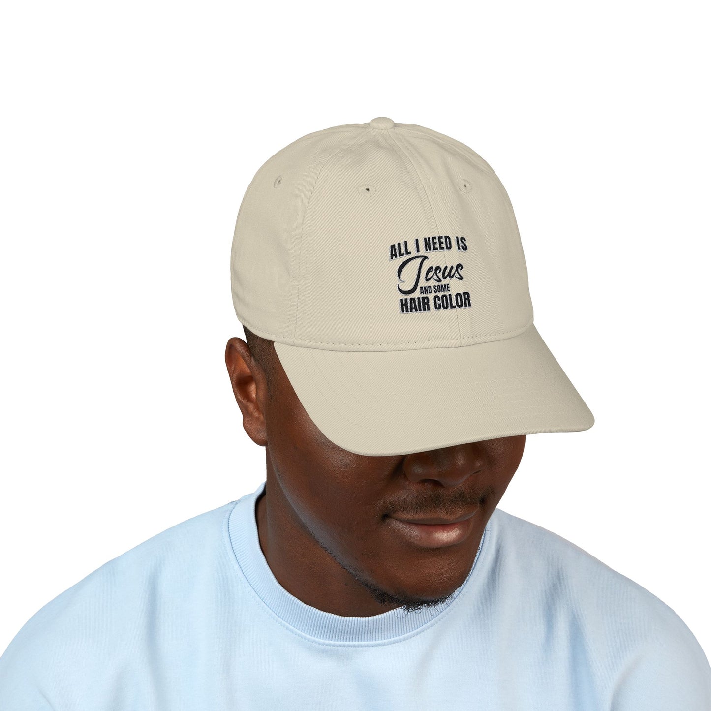 Organic Embroidered Baseball Cap - Faith-Inspired Headwear, Gifts for Christians, Outdoor Cap, Everyday Style, Adjustable Hat