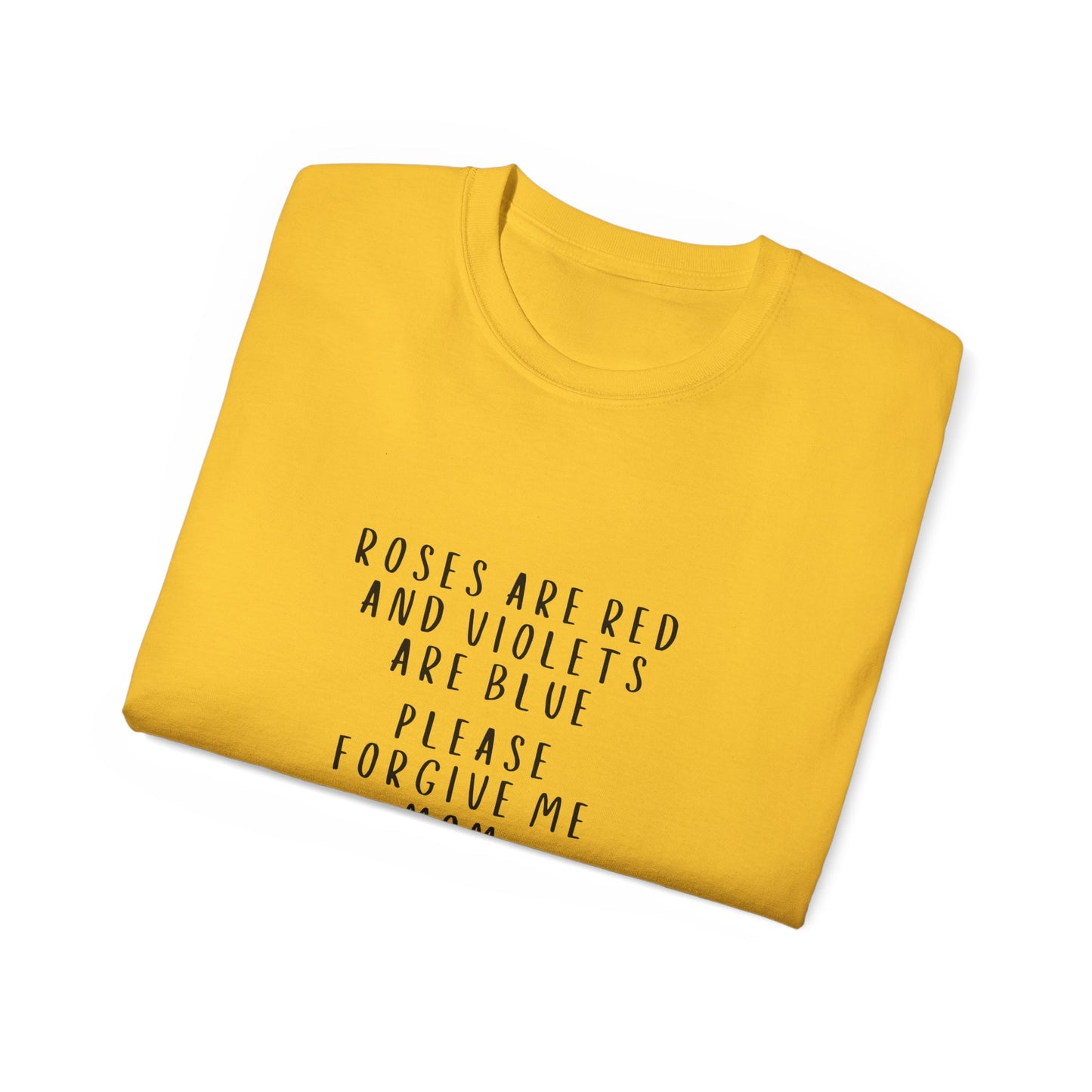 Roses Are Red Soft Cotton Tee for Mothers
