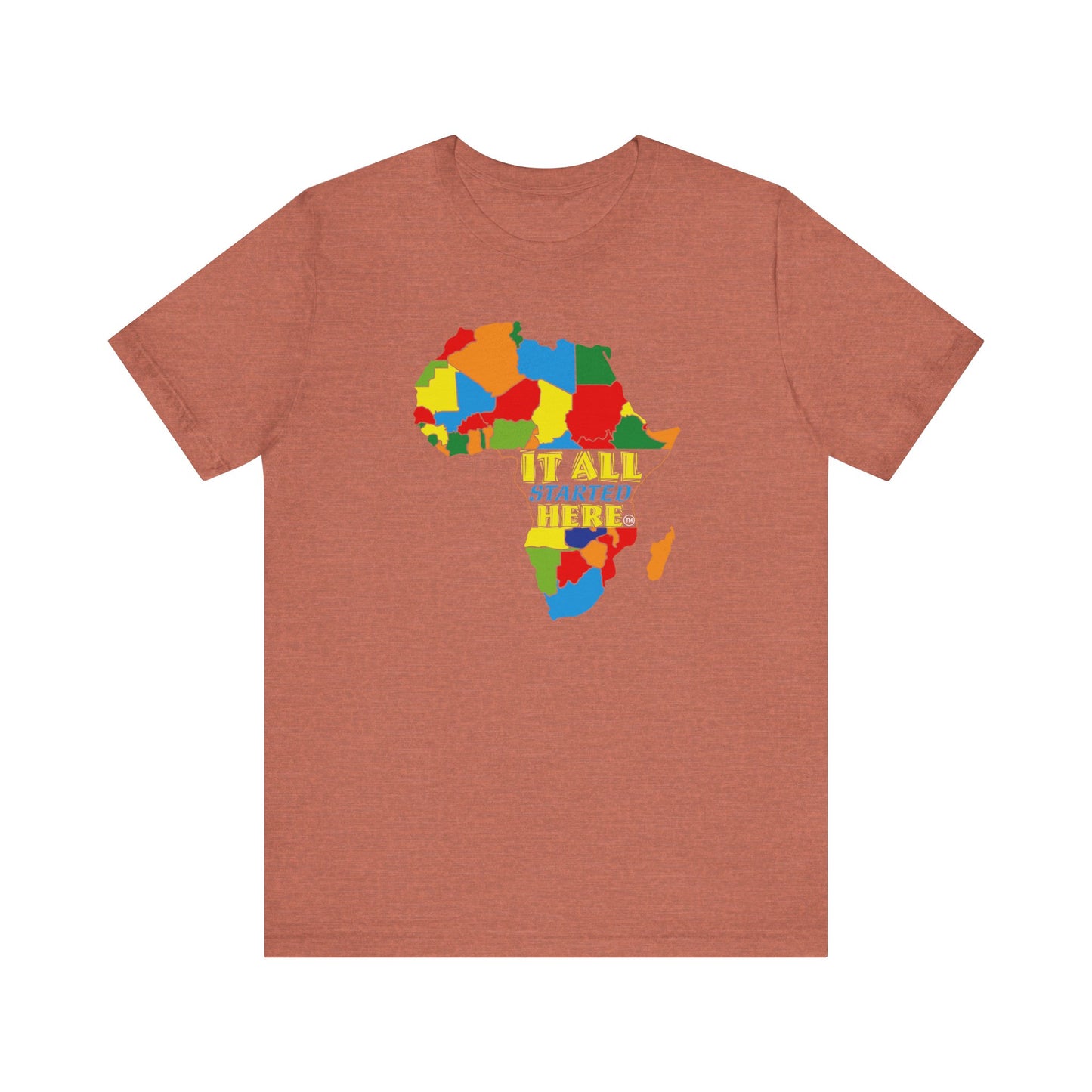 It All Started Here, Africa | Unisex Jersey Short Sleeve Tee