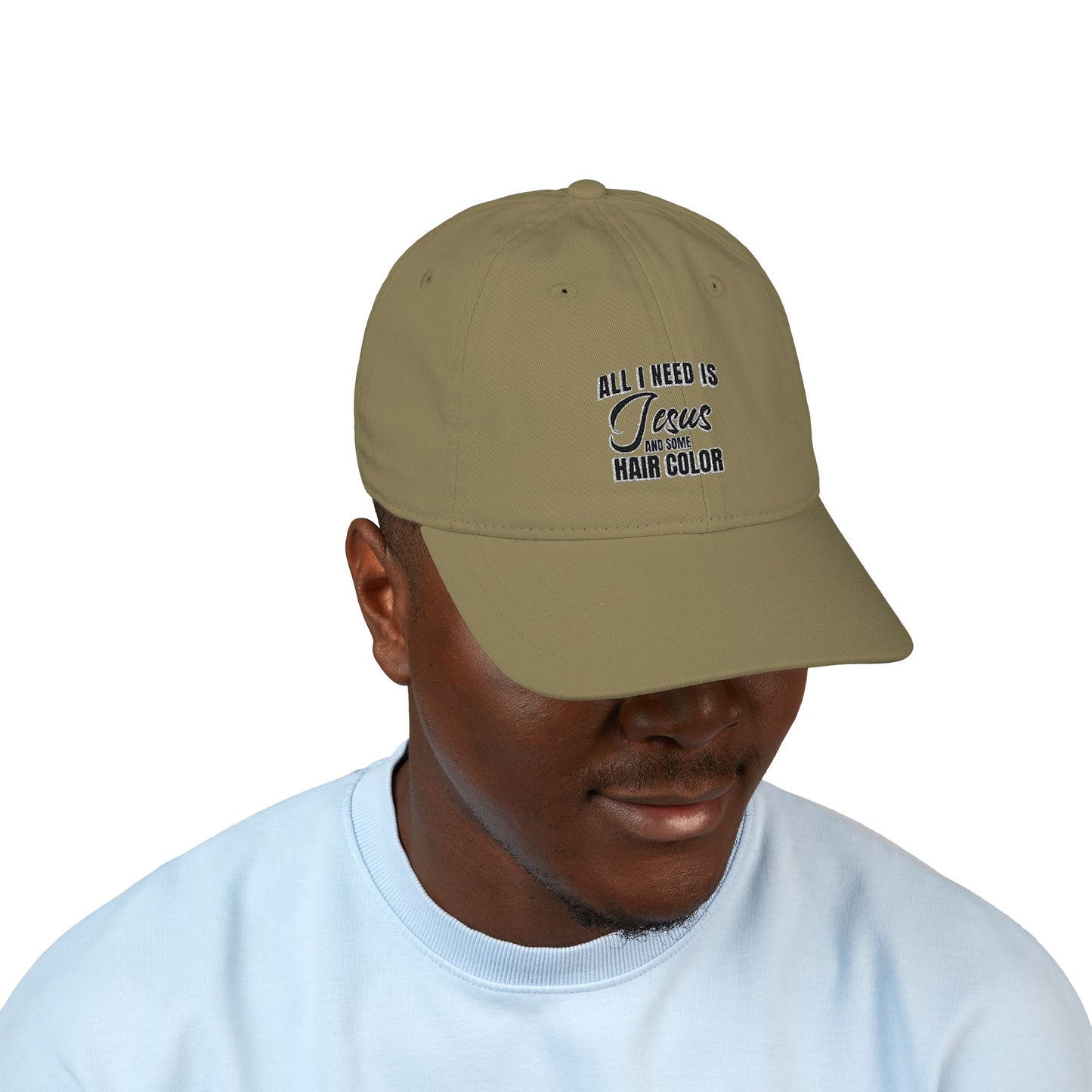 Organic Embroidered Baseball Cap - Faith-Inspired Headwear, Gifts for Christians, Outdoor Cap, Everyday Style, Adjustable Hat