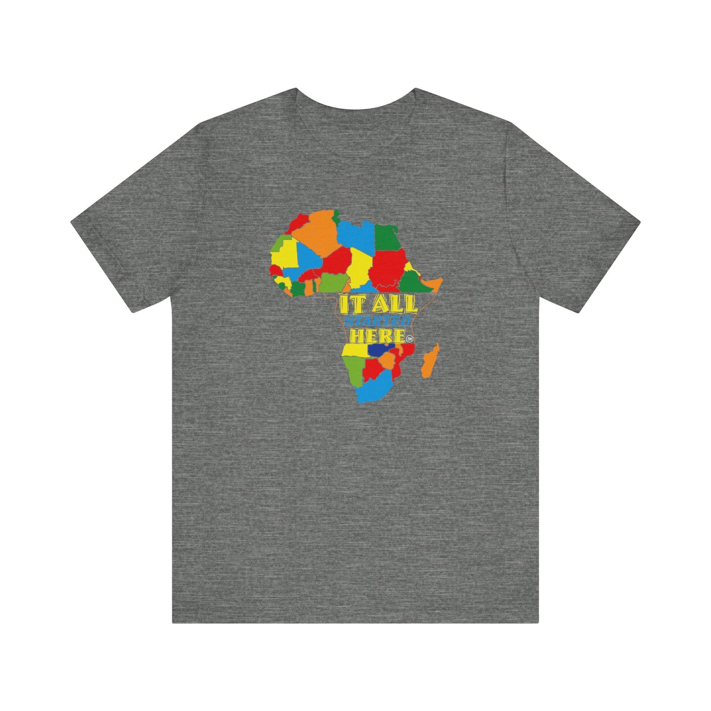 It All Started Here, Africa | Unisex Jersey Short Sleeve Tee