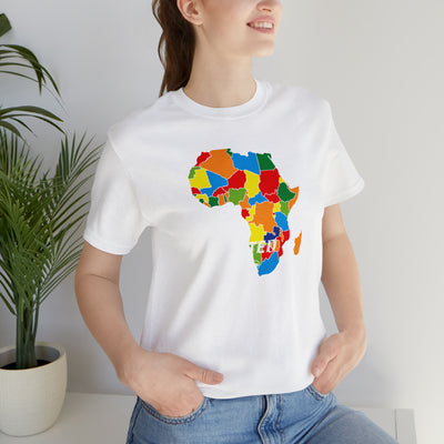 It All Started Here, Africa, Unisex Jersey Short Sleeve Tee