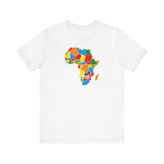 It All Started Here, Africa, Unisex Jersey Short Sleeve Tee