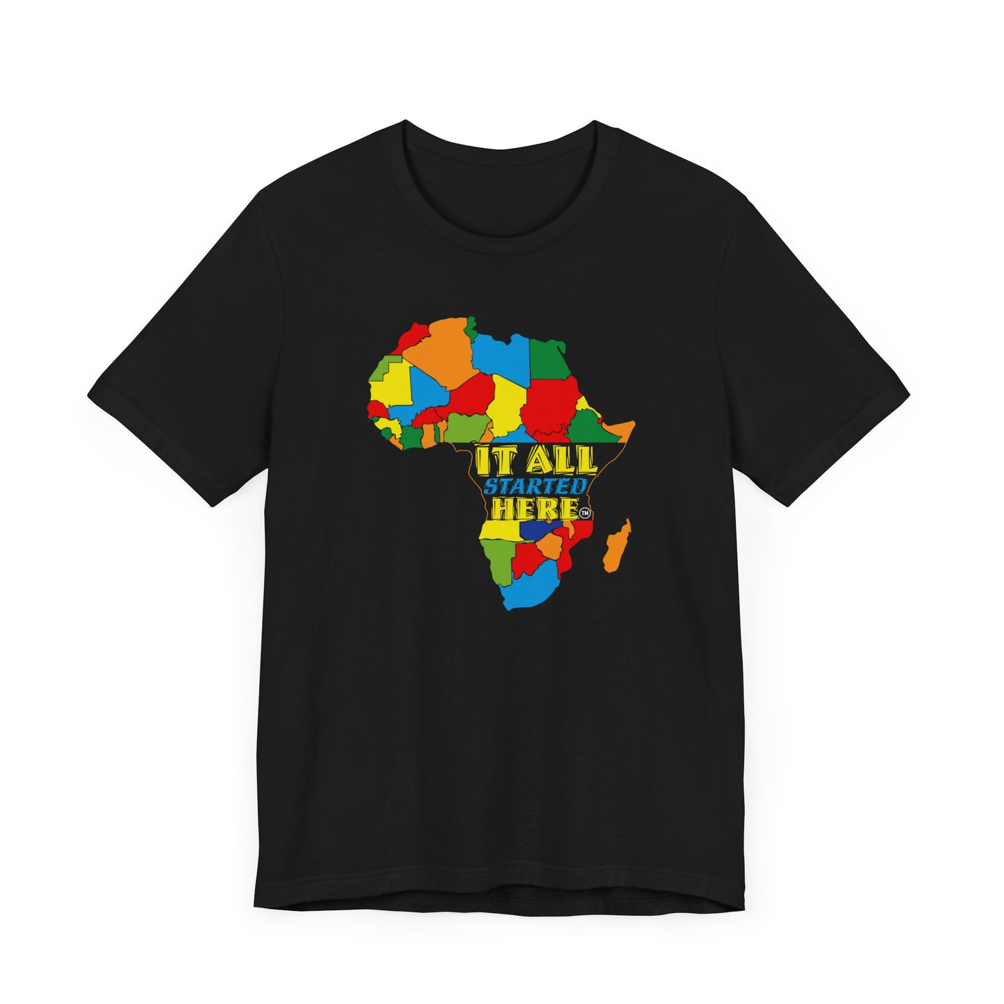 It All Started Here, Africa | Unisex Jersey Short Sleeve Tee