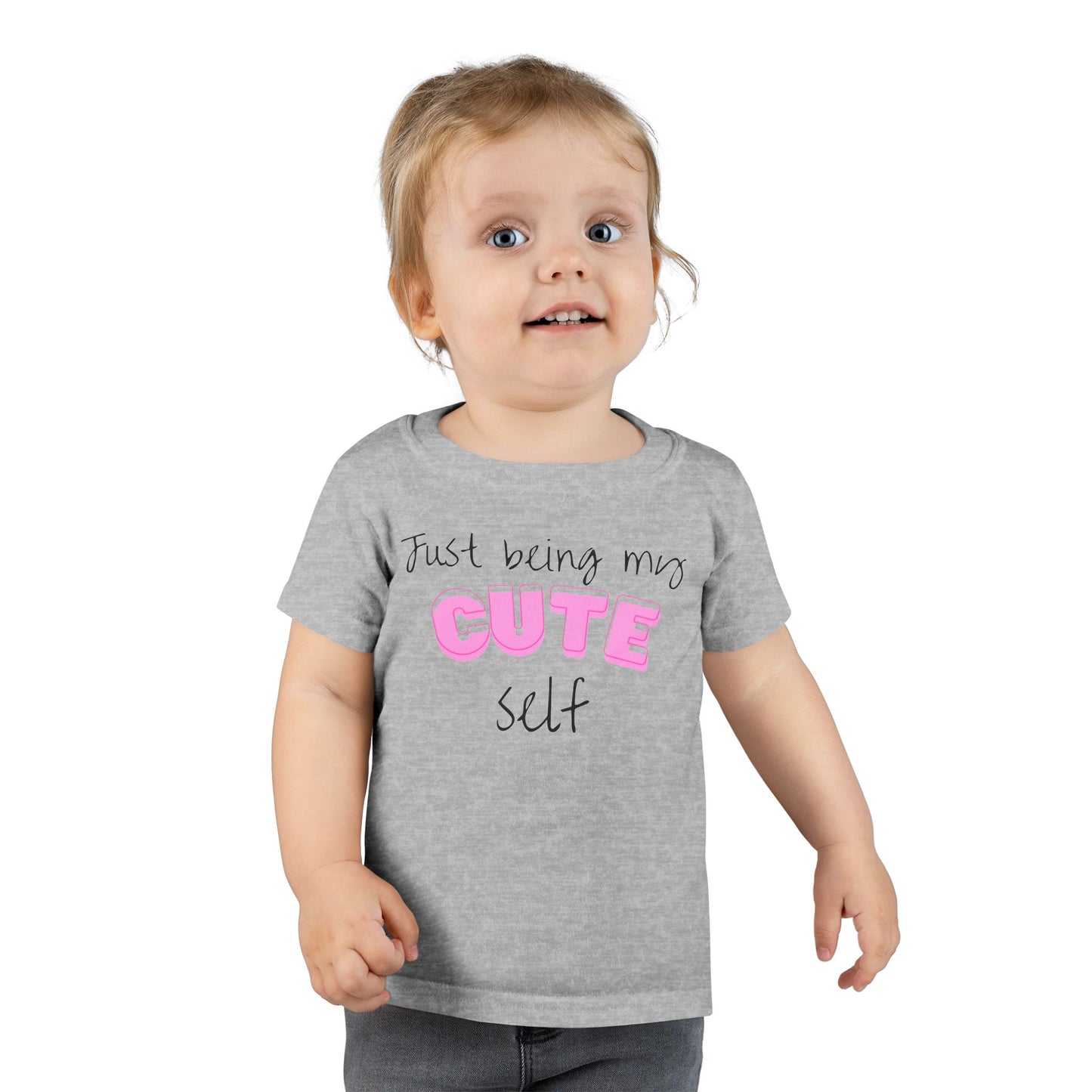 My Cute Self Toddler T-Shirt for Girls