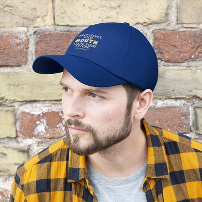 What Leaves Your Mouth Leads Your Future Unisex Trendy Cap