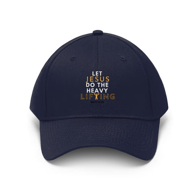 Let Jesus Do The Heavy Lifting | - Unisex Inspirational Cap  - Birthday Gift - Mother's Day Gift - Father's Day Gift - All Occasion Gift